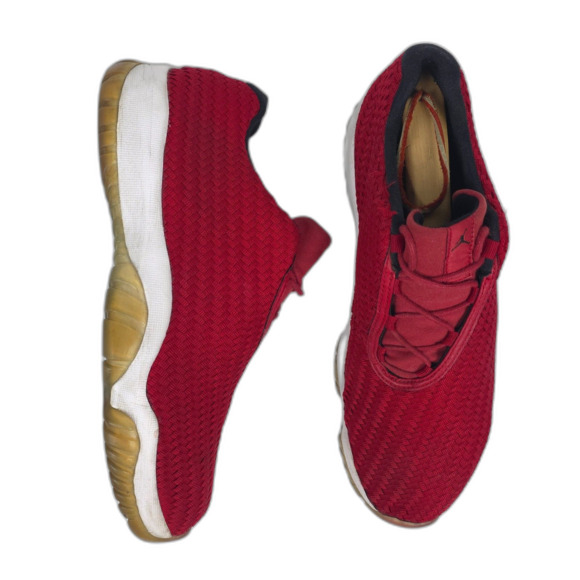NIKE Air Jordan Future Low Sneakers Gym Red Knit Streetwear 90s Y2k Basketball - Picture 5 of 8